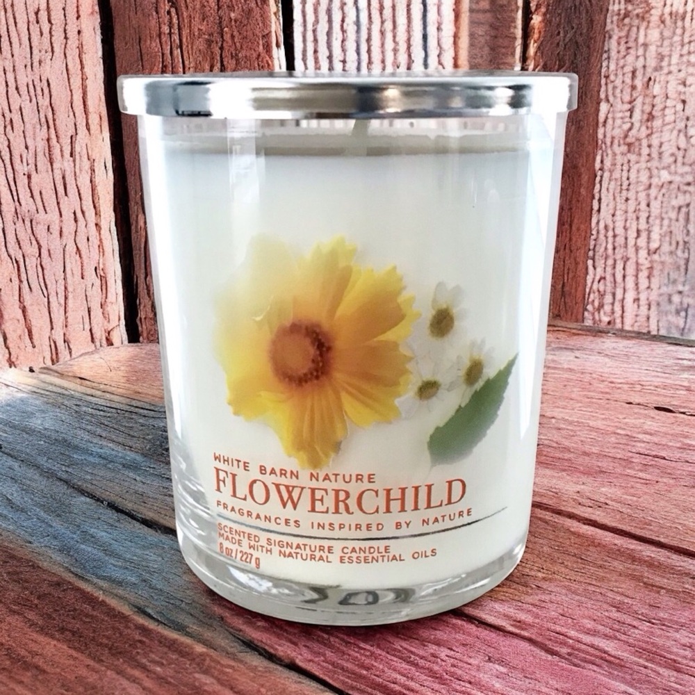 🆕30+ Hrs Flower Child Single Wick Candle